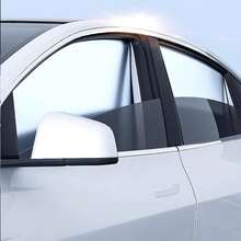 Magnetic Sunshade Curtain, Car Window Sun Visor, UV Protection, Fits Most Vehicles, Reduces Heat And Glare - A - View 6