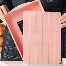 1 Set Snowflake Shaped Baking Mold, Non-Stick Homemade Peanut Brittle Tools, Baking Tray - Pink - View 6