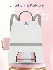 Ba lô cho bé từ 12 tháng tuổi trở lên, thoáng khí, chất liệu lưới, kiểu dáng rộng rãi, có quai xách phía trước. - Nhiều màu - Xem 6