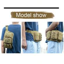 Tactical Waist Pack, Outdoor Military Camping Hiking Water Bottle Waist Bag - Multicolor - View 8
