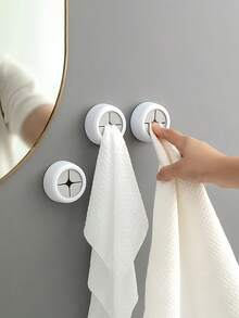 Giá treo khăn bếp tự dính, móc treo khăn tròn gắn tường, giá đựng khăn lau bát đĩa, thích hợp cho gia đình, căn hộ, phòng tắm, nhà bếp, du lịch, đồ dùng thiết yếu cho sinh viên. - Nhiều màu - Xem 4