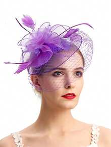 Fascinators For Women Tea Party Hats For Women Fascinator Church Hat With Clip For Wedding - A - View 9