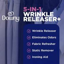 Festival Special Offer!Downy Light Fabric Wrinkle Spray 3oz Portable Travel Size Patented Wrinkle-Removing Formula Smooths Wrinkles In Seconds Combines Deodorizing, Anti-Static, Softening, And Fragrance-Retaining Effects And Elegant Fragrance, Non-Irritating Uses Nitrogen Natural Propellant, No CFCs 360°Surrounding Sprayer Even Coverage No Ironing, No Airing Spray And Wear Suitable Cotton, Linen, Blends, Silk, And More Multi-Purpose Home / Business Trips / Commuting / Travel Aluminum Can Body Sensitive Skin Friendly Clothing Fragrance Lasts Up To 12 HoursFestival Special Offer!Downy Light Fabric Wrinkle Spray 3oz Portable Travel Size Patented Wrinkle-Removing Formula Smooths Wrinkles In Seconds Combines Deodorizing, Anti-Static, Softening, And Fragrance-Retaining Effects And Elegant Fragrance, Non-Irritating Uses Nitrogen Natural Propellant, No CFCs 360° Surrounding Sprayer Even Coverage No Ironing, No Airing Spray And Wea - 1 - 查看 10