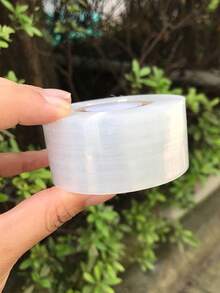 1pc, 3cm X 200m / 5cm X 200m PE Stretch Wrap Film Roll, Grafting Membrane, Wire Wrapping, Packing, Stretching, Industrial, Food Preservation, Takeout Sealing Membrane - A - View 3