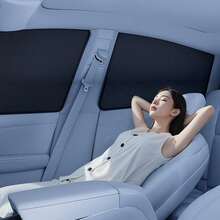 Magnetic Sunshade Curtain, Car Window Sun Visor, UV Protection, Fits Most Vehicles, Reduces Heat And Glare - A - View 7