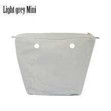 New 1pc Waterproof Obag Inner Classic Mini Canvas Organizer Insert Lining Zipper Pocket For Standard Classic Mini O Bag Accessoires - Multicolor - View 23