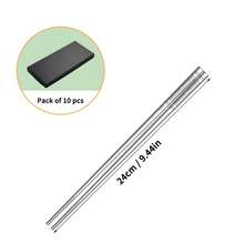 19/24cm 304 Stainless Steel Chopsticks With Cute Cartoon Pattern,Anti-Slip & Anti-Mold Chinese Chopsticks With Storage Box Portable Tableware ,Dishwasher Allowable, Suitable For Use In Kitchens, Travel, Picnics, Camping - View 14