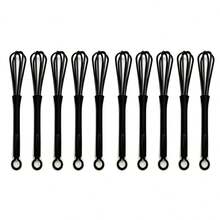 1/3/5/10 piezas Batidor de huevos manual, batidor de huevos de plástico multifunción, mezclador de huevos de cocina, batidor de huevos manual, adecuado para hornear pasteles y cocinar - Multicolor - Ver 10