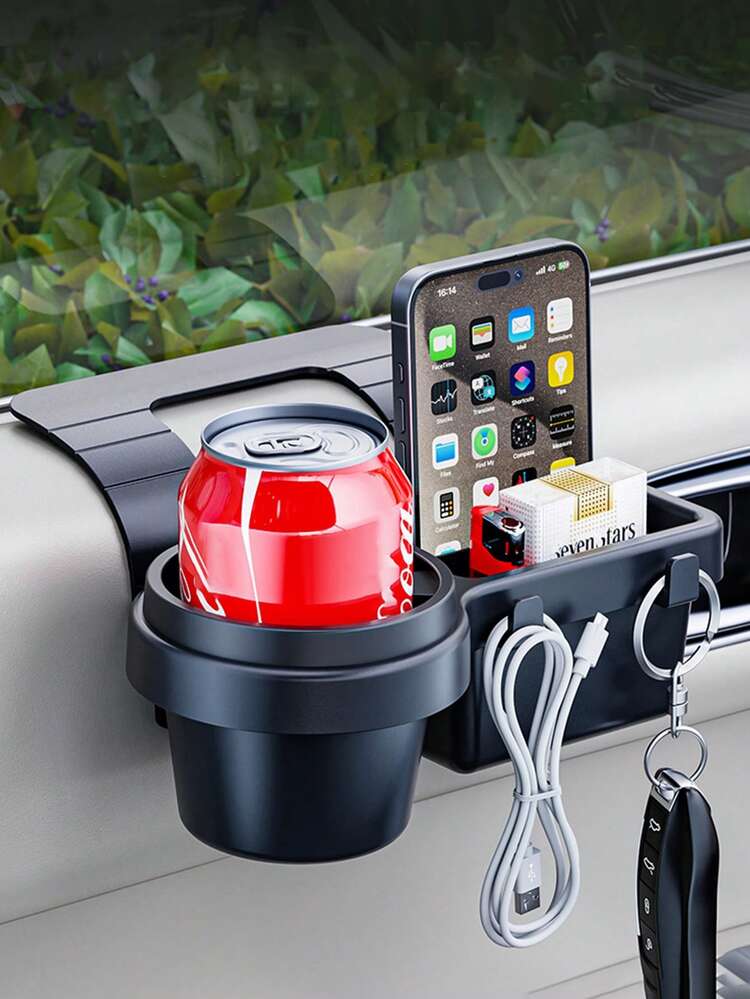 1/2个装车载杯架，饮料架，侧门窗手机槽悬挂式收纳整理架 - SD-1524 - 查看 11