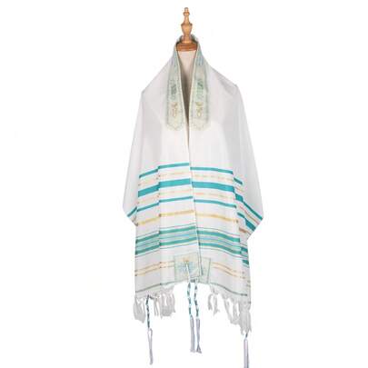 1pc Quilted Casual Polyester Prayer Shawl