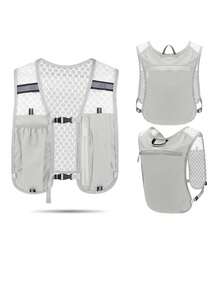 Sac à dos de cyclisme/course décontracté, sac de gilet de randonnée extérieure, sac de gilet de cyclisme/randonnée, sac de vélo de randonnée respirant, sac de fitness, sac de sport accessoires de course, sac de sport pour femme, sac de sport fitness, sac de voyage grande capacité, sac de vacances/voyage essentiel pour homme, sac de voyage essentiel pour course/randonnée - Multicolore - Voir 12