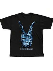 Kabuda [Camiseta con el póster de la película Donnie Darko] Camiseta con el póster de la película Donnie Darko - Negro - Ver 1
