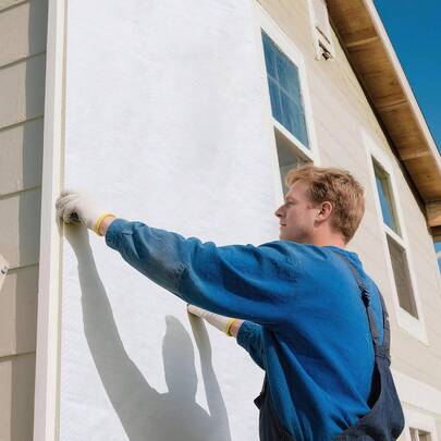 House Wrap, 9 X 75 Ft, 0.13 Mm Thick Vapor Barrier, Heavy Duty Plastic Sheeting For Tear-Resistant, Drop Cloth Vapor Barrier Covering For Residential & Commercial Construction, White