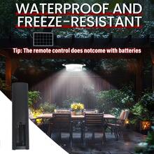 224 LED Solar Outdoor Hanging Light, Solar Powered Motion Sensor Patio Light With Remote Control, IP67 Waterproof For Gazebo, Shed, Garage, Barn, Camping - HL-031 - 查看 6