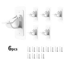 2/4/6/8/10/12pcs, Strong Adhesive Hooks, Bathroom Curtain Hangers, Curtain Support, Adhesive Strip Clips, ABS Material, Waterproof And Firmly Adhesive Hooks, Great Home Items - Multicolor - View 23