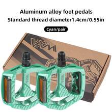1 Pair Bicycle Pedals With DU Bearings, Aluminum Alloy Mountain Bike/Road Bike Universal Pedals - Multicolor - View 13