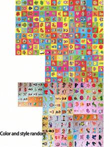 48pcs/96pcs Fun Kids Paper Cutting Set, Animal Theme Papers, Paper Cutting Art, DIY Arts & Crafts Supplies With Scissors - Multicolor - View 9