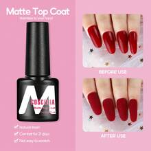 1/2/3 sets de vernis à ongles en gel COSCELIA, base et top coat. Base coat sans essuyage, top coat brillant et mat. Ensemble de vernis à ongles en gel à décaper, nécessite un durcissement UV/LED. Convient pour le salon de manucure et le DIY - 7 ml - Voir 4