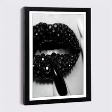 1幅无框黑色画框帆布画，图案包括豪华轿车、斗牛犬、豹纹，复古黑白墙面艺术海报 - 無框 - 查看 20