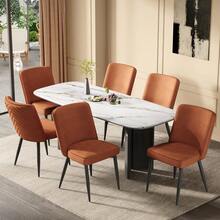 Dining Chairs - Rust + Velvet - View 3