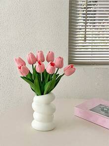 Hoa Tulip sống động như thật - Có nhiều màu sắc, thích hợp trang trí phòng khách và bàn ăn. Chống tia UV, phong cách trang trí Bắc Âu, hoàn hảo cho lễ kỷ niệm, trang trí tiệc. Hoa nhân tạo sống động như thật, thích hợp làm quà tặng Ngày của Mẹ, Ngày Valentine, quà tặng nhỏ, trang trí bàn làm việc, đám cưới, tiệc tùng, bó hoa tự làm, trang trí nhà cửa, hoa nhựa, đồ trang trí, Lễ Phục Sinh, vòng hoa Ngày Valentine, bó hoa cưới, trang trí phòng học, đồ dùng học tập - Nhiều màu - Xem 8