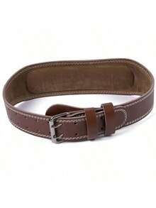 1 chiếc đai tập thể dục màu đen, hỗ trợ thắt lưng khi tập squat, nâng tạ, cử tạ, unisex - màu đen - Xem 5