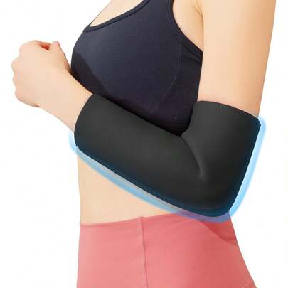 1pc Elbow Ice Pack, New Hot/Cold Gel Wrist Sleeve, Reusable Calf Compression Sleeve, Wearable Design, Relieves And Supports Tennis Elbow, For Knee, Elbow, Ankle, Wrist, Running, Yoga And Exercise