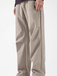 CAMEL CROWN Men's Moisture-Wicking Quick-Dry Solid Color Sports Pants, Suitable For Spring, Summer And All Seasons - Desert Gray - View 4