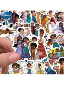 Disney 官方授权 50 张公主防水乙烯基贴纸 卡通图案 爱洛公主 爱丽儿 贝儿 茉莉公主 花木兰 蒂安娜公主 系列 粉丝必备 水瓶 笔记本电脑 手机 平板电脑 汽车 头盔 行李箱 滑板 安全帽 DIY 装饰 - disney princess - 查看 10