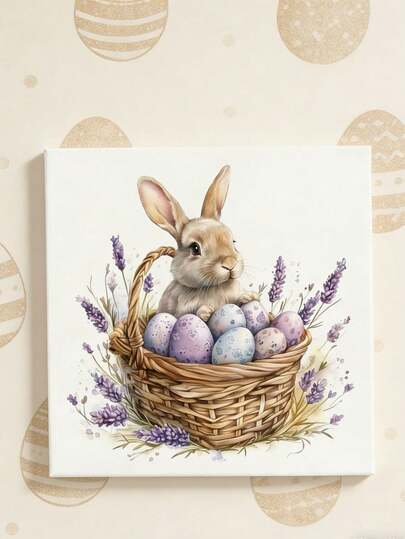 50/20/1 pezzi Tovaglioli di Pasqua a 3 strati spessi con motivo di coniglio e uovo, decorazione essenziale per tavola per Pasqua, feste di compleanno, decorazione ristorante - perfetti accessori per feste