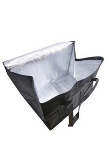 Large Insulated Cooler Bag, Beverage Storage Bag, Lunch Box, Zipper Picnic Foil Food Basket, Picnic - Multicolor - View 3