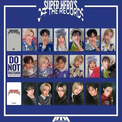 P1/Ha/Rm/On/Y 2026 特别版卡片日历，超级英雄唱片，K-Pop 粉丝的理想之选，生日礼物和收藏佳品。粉丝周边，高品质迷你卡片，粉丝见面会应援卡。