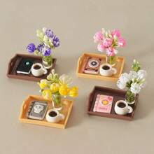 Khay bonsai thu nhỏ trang trí sách, vật trang trí cây cảnh để bàn nhà búp bê, phụ kiện tự làm đồ nội thất sáng tạo, trang trí cảnh quan nhà búp bê, trang trí bàn làm việc hình ô tô, đồ trang trí tự làm nhà búp bê, vật trang trí thu nhỏ, trang trí bàn làm việc, phụ kiện nhà búp bê, trang trí ô tô, đạo cụ chụp ảnh, quà tặng ngày lễ, quà Giáng sinh, quà Halloween - nhiều màu - Xem 8