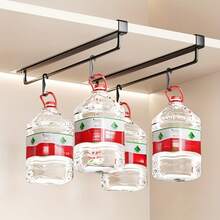 U型金属挂衣杆，节省空间，适用于衣柜和橱柜，可悬挂衣物和裤子，无需钻孔，承重力强，黑白两色可选，长度30/40/50厘米/11.81/15.75/19.69英寸，可用于衣柜收纳，节省空间，也可用于卧室装饰。 - 彩色 - 查看 10