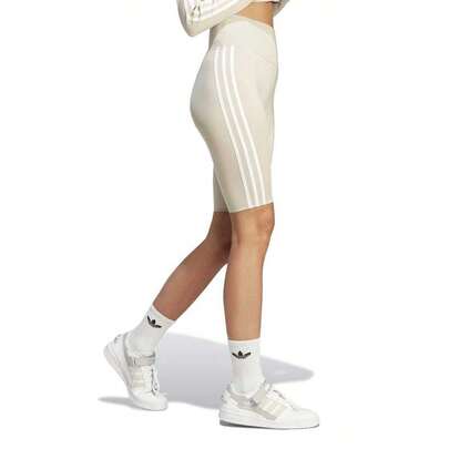  Adidas Women's Classics Shorts Cream FREE UK DELIVERY Elastic Waist 79%Polyester 21%Elastane Machine Washable