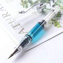 Transparent Beauty Calligraphy Ink Brush Pen Water Brush Refillable Ink Pen Art Supplies Writing Signature Tools Gift - Pen - View 8