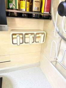 1pc Sealed Spice Box, Household Compartment Seasoning Organizer, Moisture-Proof Dust-Proof Detachable Easy To Clean Stackable Salt Sugar Sauce Vinegar Storage Jar, Kitchen Essential [With Spoon] - Multicolor - View 3