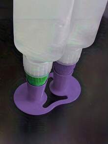 1pc Inverted Glue Bottle Holder Non-Slip Base, Suitable For Standard Glue Bottles, Smooth Squeezing Action - View 5