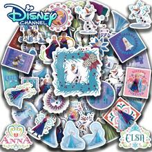 Disney 60pcs Frozen 2 Stickers, Creative Graffiti Stickers, Office Supplies, Mobile Phone And Computer Stickers, High-Value, Exquisite, Cool Stickers, Fun, Classic, Colorful Cartoon Design, Gift Decoration, Phone Case Decoration Stickers, Reusable, Colorful Cartoon Design, Suitable For Water Bottles, Skateboards, Mobile Phones, Etc., Very Suitable For School Supplies, A Top Choice For Holiday Gifts. - 60pcs - View 1