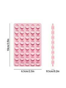 40pcs Double-Sided Silicone Suction Cup Phone Holder, Reusable Double-Sided Suction Cup Suitable For Home, Office, Smooth Surfaces - Multicolor - View 3