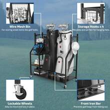 Golf Bag Stoe Gae Organizer Extra Large Size Golf Bag Stoe Stand And Golf Equment Rack  Gae Sed Basement - 2 Golf Bag Rack - View 3