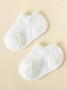 10 pares de calcetines de malla transpirables y antideslizantes para bebés y niños pequeños, calcetines tipo barco para el verano - Multicolor - Ver 7