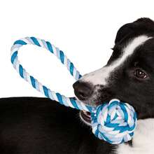 1pc Set Light Blue Refreshing Series Rope Chew Toys For Dogs - Light Blue - View 4