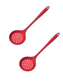 1/2pcs Silicone Skimmer Spoon - Red - View 7