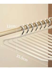 20/10/5pcs Pants Hangers Space Saving Open Ended Metal Pant Hangers Non Slip Jean Hangers For Men And Women Closet Storage Organizer For Clothes Leggings Slacks Trouser Ties Wardrobe Essentials Perfect Gift Ideas - Multicolor - View 5