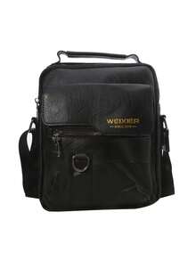 男士休闲单肩包、斜挎包、PU皮包、商务包 - 彩色 - 查看 8