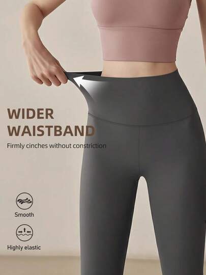 1pc Women's Fashion Yoga Pants, Fitness Exercise Tennis Outdoor Sports Leggings, High Waist Slimming Lifting, Suitable For Outdoor Sports, Gym, Yoga