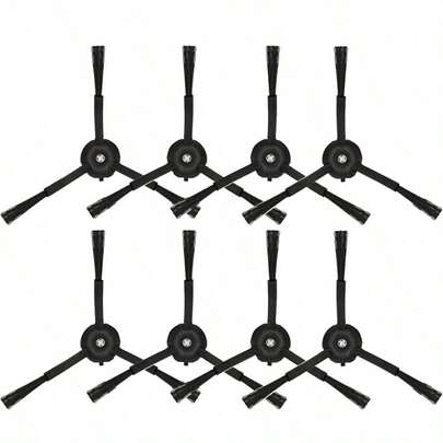 Black Bristle Edge Brush Suitable For S8 Pro Ultra, S7 Max Ultra, Qrevo Series, S7 Maxv, S7, Q7Max, Q8 Max, S8, Q7, Q5, S6, S5, S4, E5, E4, E3, E2 Models, Enhancing Floor Cleaning Performance, Brush