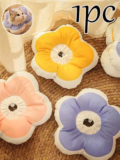 Purple Soft Cat And Dog Anti Bite And Anti Licking Collar, Multiple Options Adjustable Range, Waterproof, Postoperative Recovery, Cute Pet Neck Protection Collar, Suitable For Puppies, Kittens, Cats And Dogs To Stop Licking, Suitable For Medium-Sized Cats And Dogs, Does Not Block The Line Of Sight, Christmas Gift, Valentine's Day Gift, Cute Decoration For Cat And Dog Holiday Parties