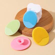 Esponja exfoliante suave y absorbente para el Body del bebé, diseño de patrones lindos, esponja de baño para bebé, borla de baño para bebé, esponja de pulpa de madera suave y amigable para bebés, esponja de toalla de baño de dibujos animados de pulpa de madera - Multicolor - Ver 3